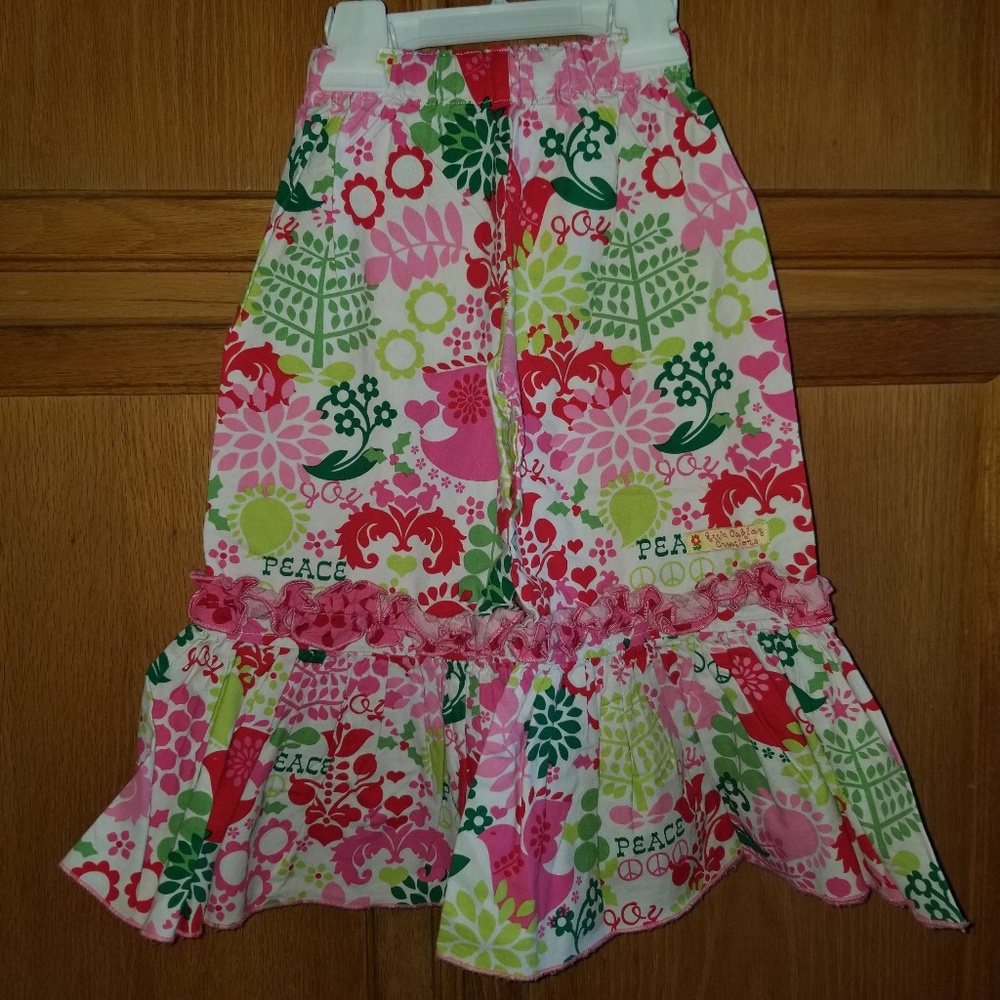 adorable peace ruffle pants AND top